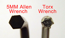 Allen wrench vs TORX